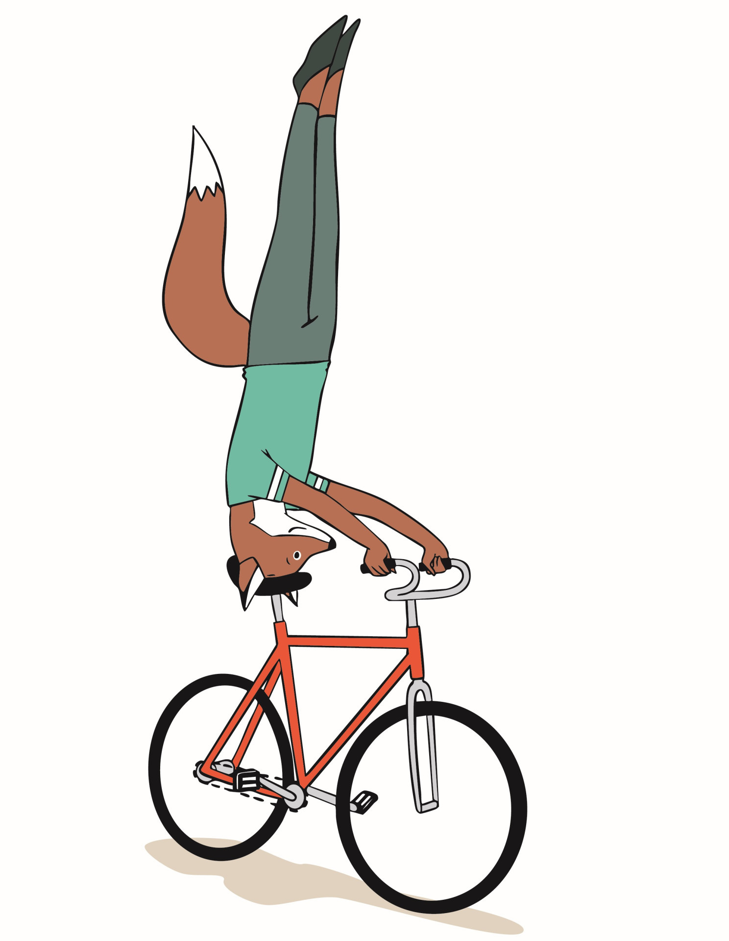 Kunstradfahren – Trainingsformen: Vielseitige Positionen auf dem Kunstrad einnehmen