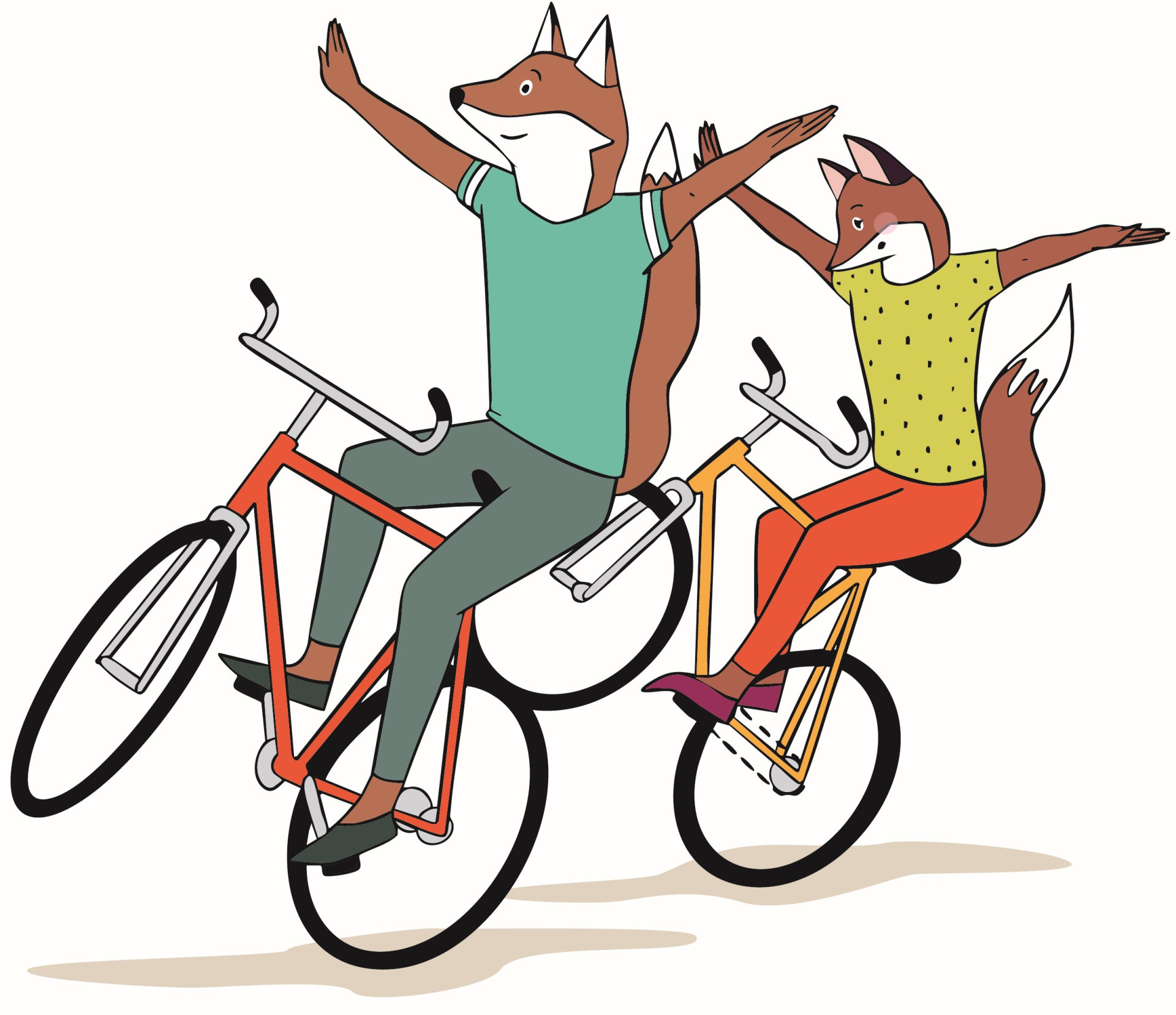 Kunstradfahren – Trainingsformen: Sich im Raum und im Team orientieren und abstimmen