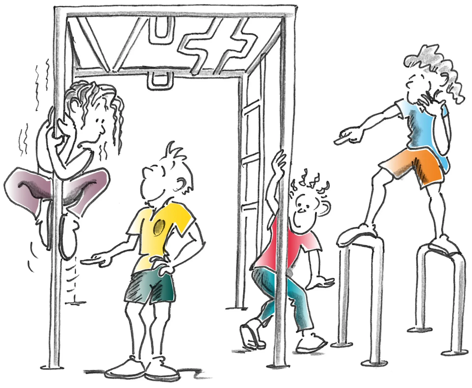 Streetworkout – Good Practice - Warm-up: Hochfangis