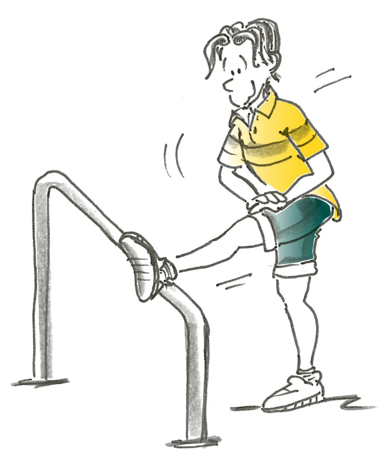 Street workout – Bonnes pratiques - Étirements – Top 3 des exercices: Muscles postérieurs de la jambe