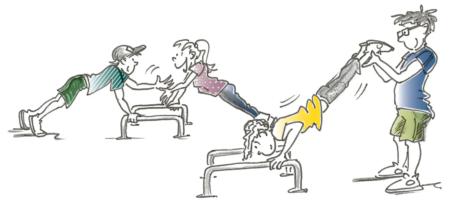 Streetworkout – Good Practice - Top 10 Übungen für den Sportunterricht: Liegestütze