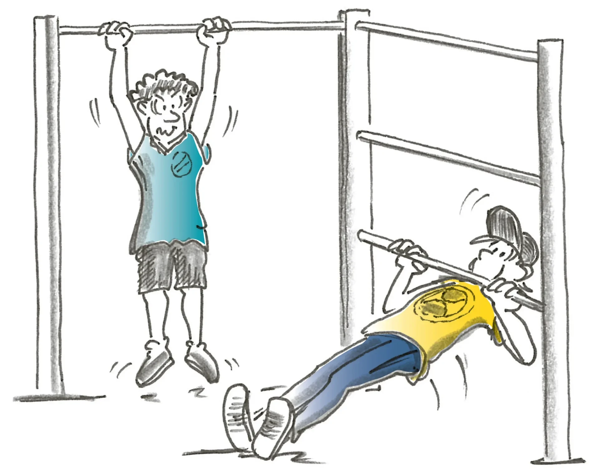 Street workout – Good Practice - I 10 migliori esercizi per le lezioni di educazione fisica: Trazioni alla sbarra