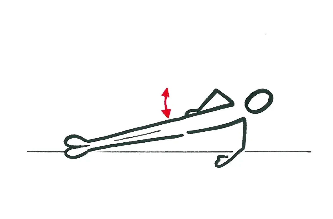 Rumpfkraft seiltich
