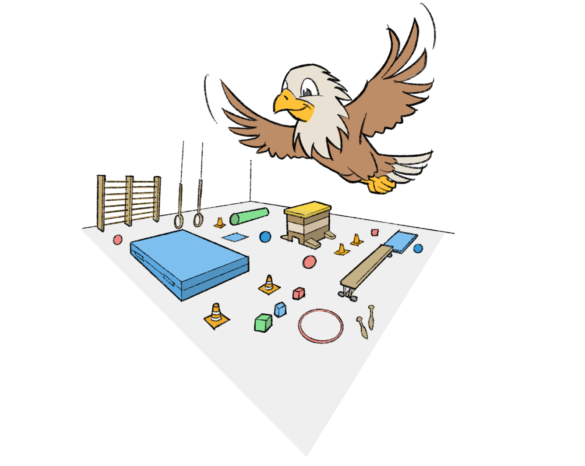Graphique aigle aperçu