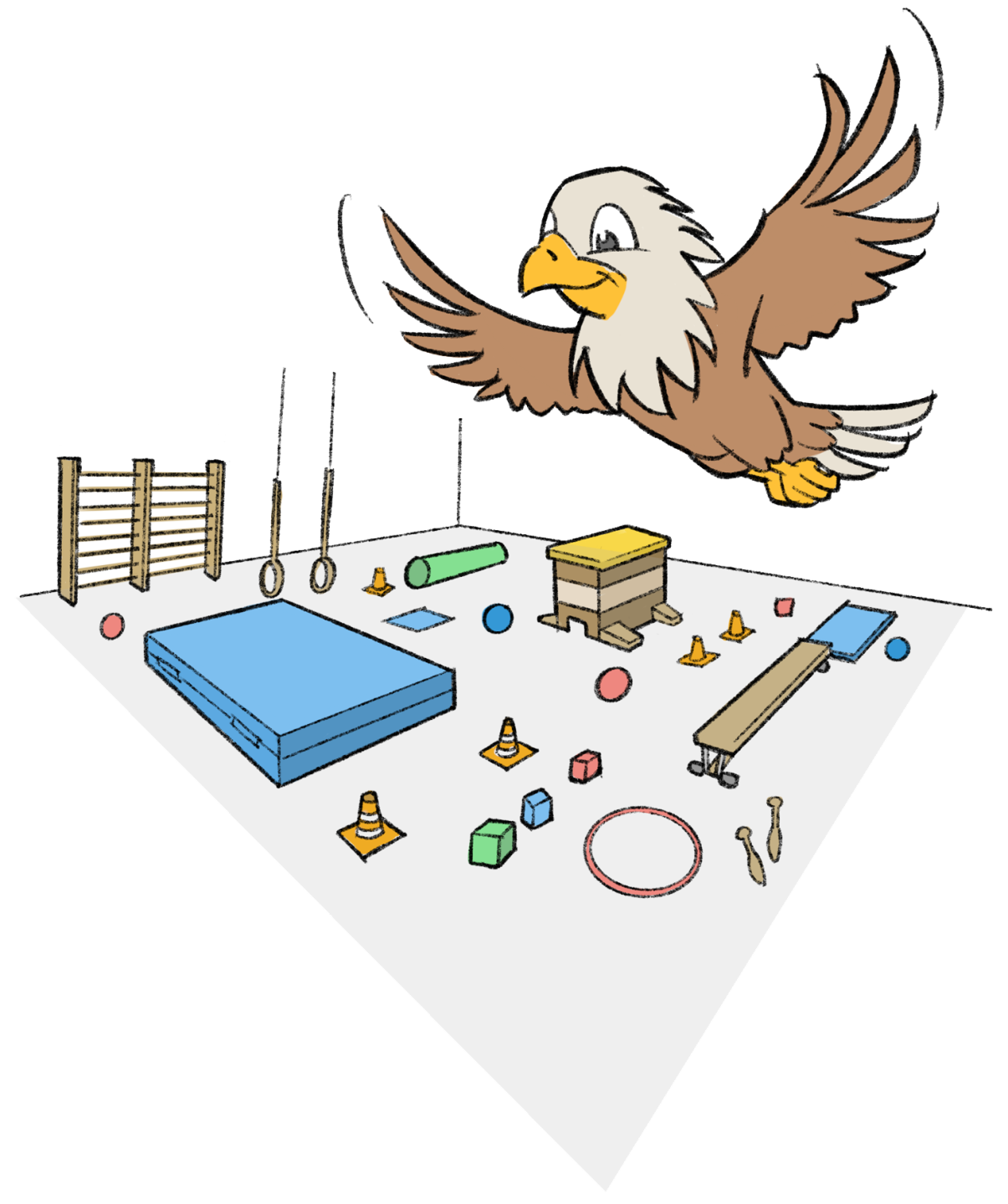 Esplorare il terreno di gioco con l’aquila Ali (30')