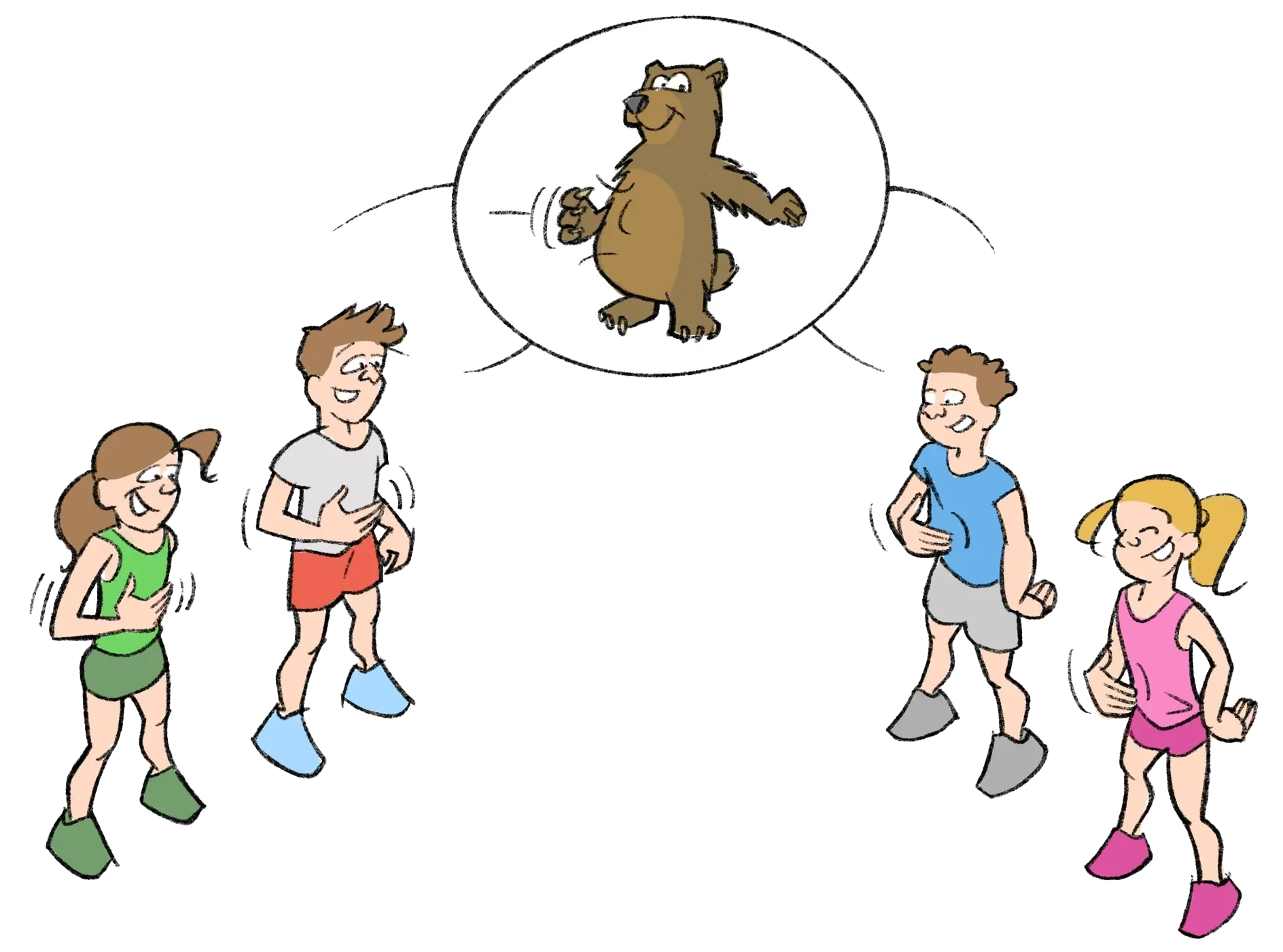 Focalizzare l’attenzione, un gioco da bambini – Good Practice: Interno ampio – I picchiettamenti dell’orso