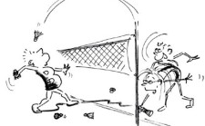 Badminton: Place nette