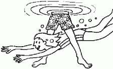 Natation: Ponts sous-marins