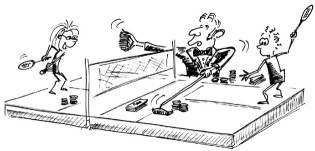 Chacun détermine le nombre de points misés.