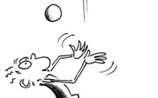 Piccoli giochi con la palla: Lancio e applausi