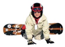 J+S-Kids – Snowboard: Lektion 1 «Raum Schnee entdecken»