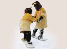 J+S-Kids – Snowboard: Leçon 2 «Vivre la pente»