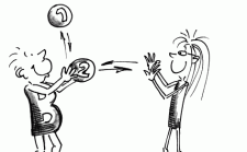 Piccoli giochi con la palla: In alto e di lato