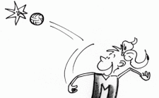 Petits jeux de ballons: Chasse aux papillons