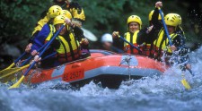 River Rafting Actionbild