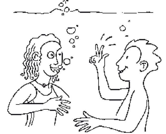 Schwimmen: Zahlenkünstlerin