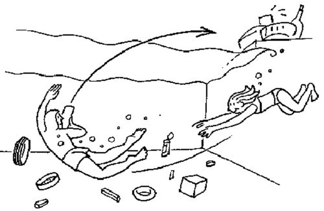 Schwimmen: Putzfisch