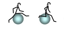 Leichtathletik – Hürden: Über den Ball gleiten