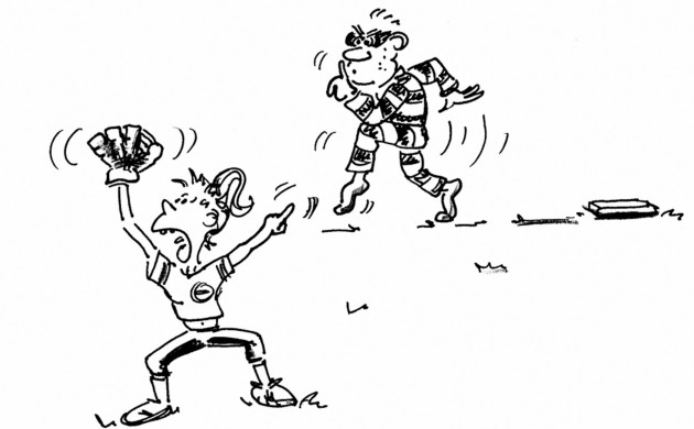 Baseball: Endform für die Schule mit Stealing, Strike und Ball Teaser