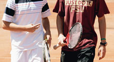 Tennis doppio: Allineati