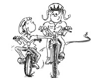 Tema del mese 04/2016: In bicicletta – Esercitare l'abilità: Creazioni a due