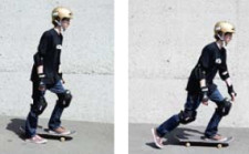 Skateboard: Aufsteigen und losrollen
