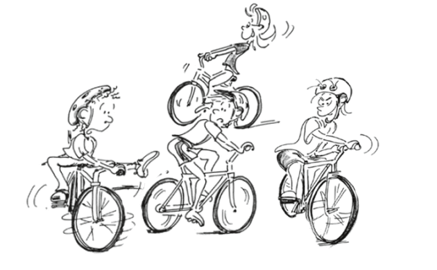 Polysportives Outdoortraining – Bike: Einmauern