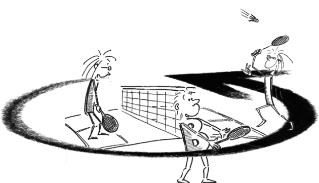 Polysportives Outdoortraining – Park: Schläger-Rundlauf