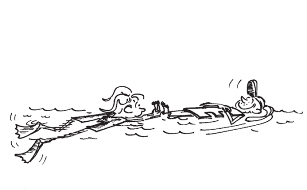 Polysportives Outdoortraining – Wasser: Schubkarre