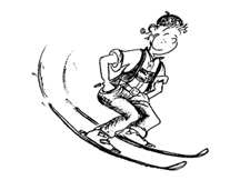 Skifahren – Stabilisieren: «Dr Sennebueb»