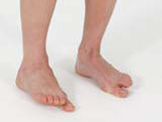 Allenamento dei piedi: Sollevare il bordo esterno