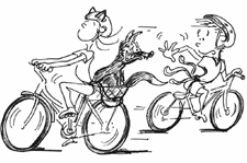 J+S-Kids – Cyclisme: Leçon 3 «Freiner et diriger l’engin»