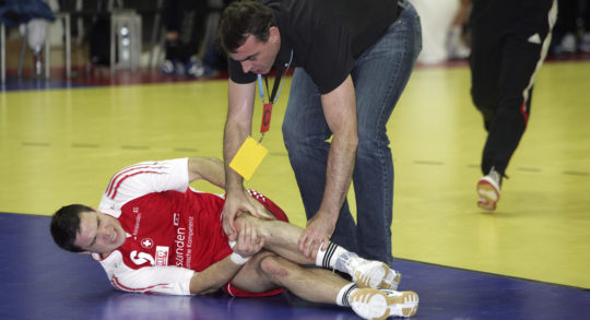 Handball EM-Qualifikation Laenderspiel Schweiz - Tuerkei in der Berner Wankdorfhalle. .(Foto: BASPO / Daniel Käsermann)..Schweiz.1 Andreas Merz.12 Antoine Ebinger.16 Pascal Stauber.4 Marco Hurth.5 Manuel Liniger.6 Benjamin Echaud.7 Iwan Ursic.8 Andi Schmid.9 Marcel Hess.11 Marco Eggenschwiler.13 Daniel Fellmann.15 Thomas Furer.17 Mathias Oltmanns.18 Thomas Gautschi.22 Markus Hüsser.23 Tobias Stalder..Coach Dragan Djukic.Ass. Marc Baumgartner