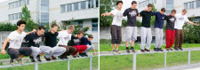 Parkour – Fokus-Balance: Gruppenübung auf Stangen