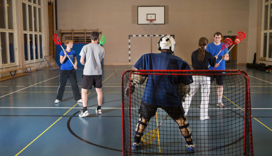 Gestellte Spiel- und Übungsszene