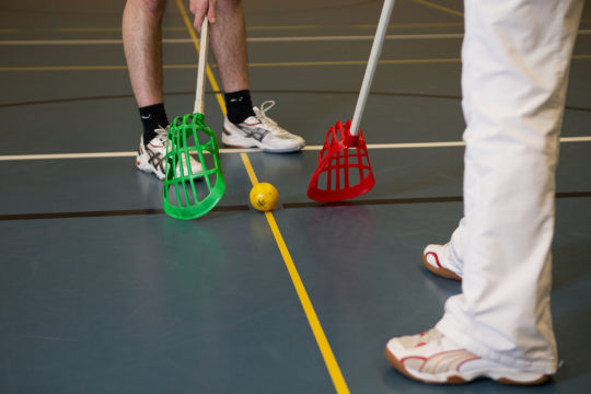 Beim Anspiel kann sich entscheiden, wer den nächsten Punkt macht.