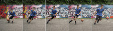 Street Games – Streetball: Figure freestyle – Cambio di mano dietro la schiena