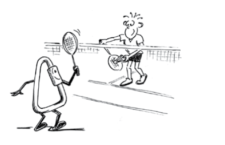 Badminton – Spielerische Wettkämpe: Karabiner