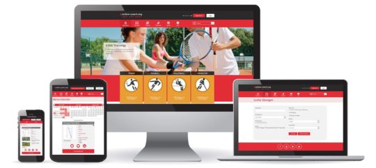 Verschiedene Ausgabemedien für den online-coach