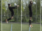 Football – Jeu de tête: Coup de tête après saut d’appel sur les deux jambes depuis la position debout (à la potence)