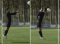 Football – Jeu de tête: Coup de tête après saut d’appel sur les deux jambes depuis la position debout (après un lancer)