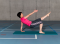 Allenamento sensomotorio – Stimolo del senso della posizione e del movimento: Riduzione della superficie di appoggio – In diagonale