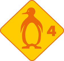 Abzeichen : Grundlagentest 4 Pinguin