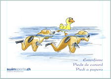 Zeichnung der Übung «Entenfüsse»