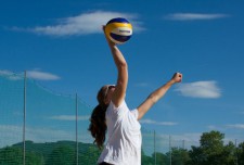 Beachvolleyball – Technik: Topspinschlag