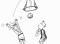 Balle à la corbeille – Formes de jeu: Balle aux cibles