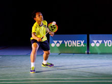 Badminton – Schlagtechnik: Abwehr Vorhand kurz diagonal