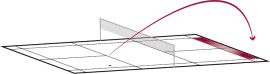 Grafik: Flugbahn des Shuttles.