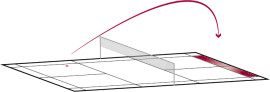 Grafik: Flugbahn des Shuttles.