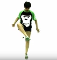 Freestylesport – Footbag: Leg Over